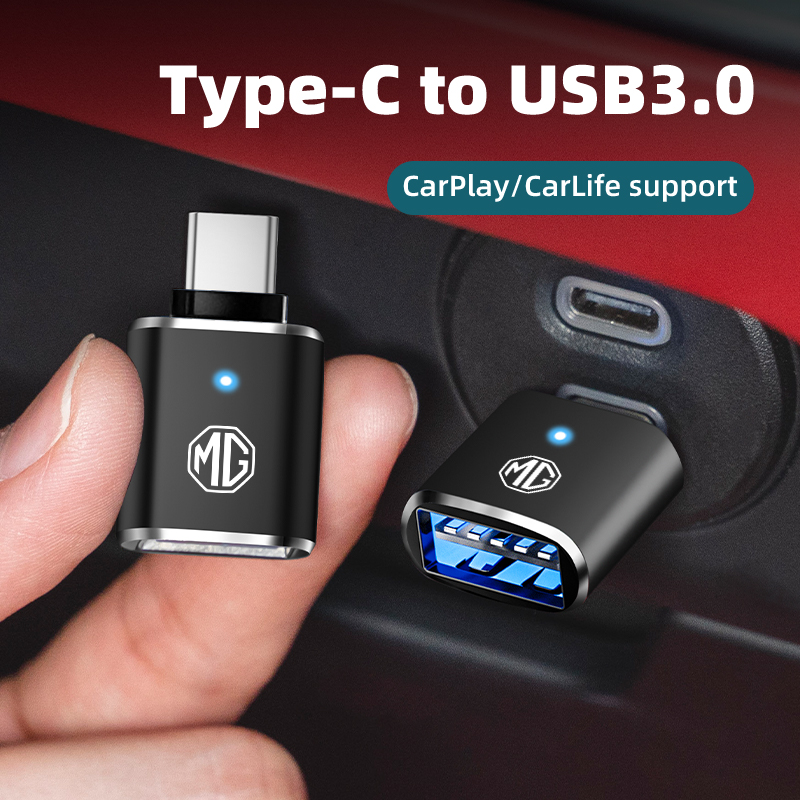 Tech Car Accessories - สายแปลงอะแดปเตอร์ LED สำหรับรถยนต์ แบบ Type C