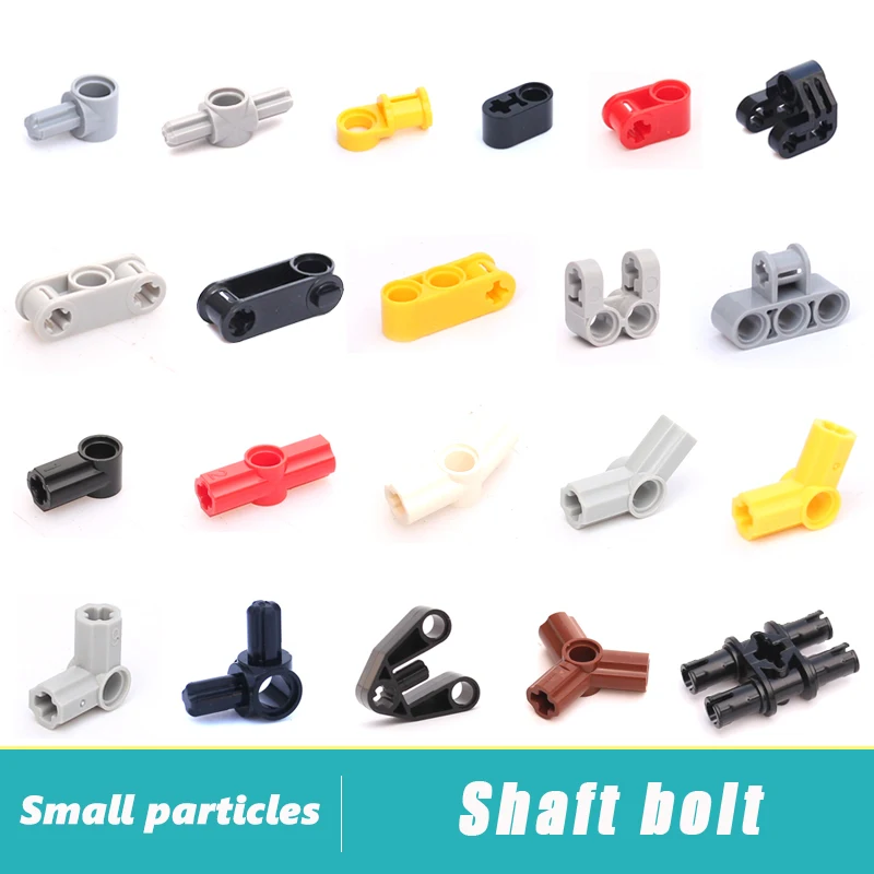 Tech Accessories Brands - 10Pcs Shaft Bolt การเชื่อมต่อส่วนอาคารบล็อกอุปกรณ์เสริมอิฐ High-Tech ชิ้นส่วนเหมาะสำหรับแบรนด์อนุภาคขนาดเล็กของเล่น