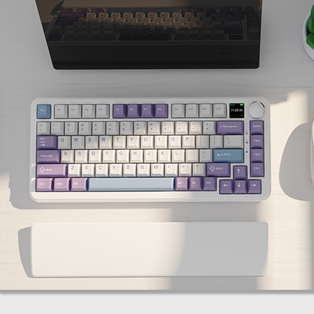 Keyboard Wrist Pad Leather - แผ่นรองข้อมือที่สะดวกสบายสำหรับคีย์บอร์ดและเมาส์ ดีไซน์ตามหลักสรีรศาสตร์ ทำจากหนัง PU และเมมโมรี่โฟม ช่วยบรรเทาอาการปวดข้อมือ