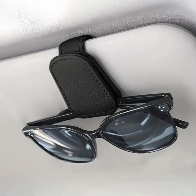 Tech Car Accessories - ที่เก็บแว่นตาติดที่บังแดดในรถยนต์ ที่หนีบแว่นกันแดด ที่หนีบตั๋ว ที่หนีบบัตร อุปกรณ์อเนกประสงค์แบบพกพา อุปกรณ์ตกแต่งภายในรถยนต์