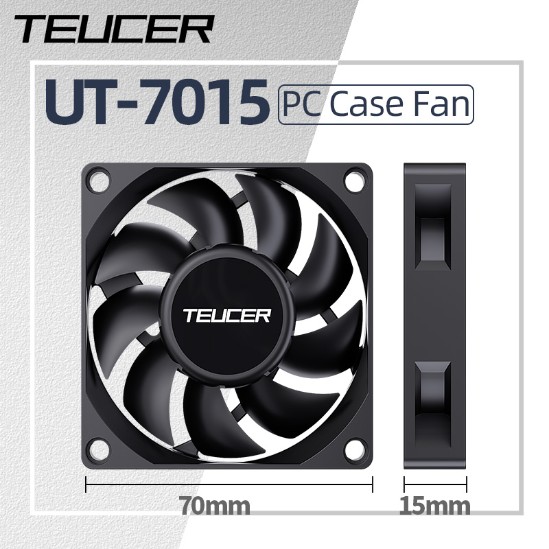 Tech Computer Accessories - พัดลมระบายความร้อน Teucer รุ่น UT-7015 ขนาด 7