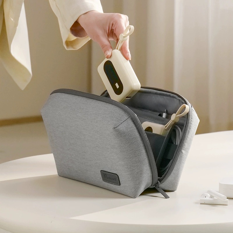 Tech Accessories Storage - กระเป๋าจัดระเบียบอุปกรณ์อิเล็กทรอนิกส์สำหรับเดินทาง, กระเป๋าเดินทางกันน้ำสำหรับจัดเก็บสายเคเบิลและของใช้จำเป็น, กระเป๋าใส่อุปกรณ์เทคโนโลยี