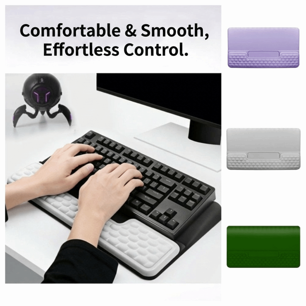 ขาตั้งคีย์บอร์ดแบบบูรณาการพร้อ - Keyboard Wrist Pad Leather บทวิจารณ์และราคา