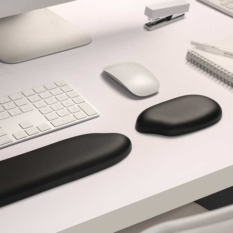 แผ่นรองเมาส์ซิลิโคนทำจากข้าวที - Keyboard Wrist Pad Leather บทวิจารณ์และราคา