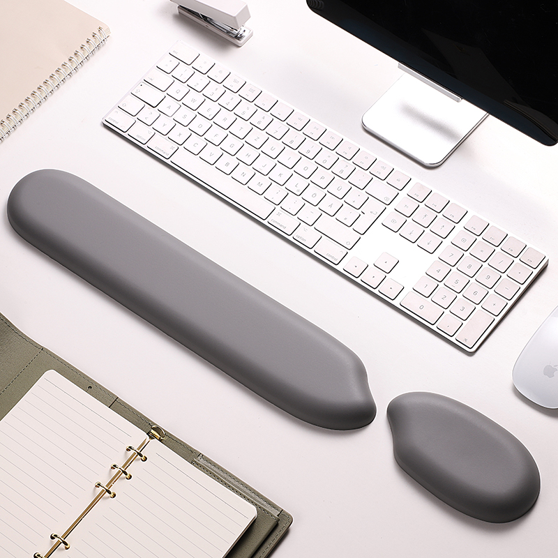 แผ่นรองเมาส์ซิลิโคนทำจากข้าวที - Keyboard Wrist Pad Leather บทวิจารณ์และราคา