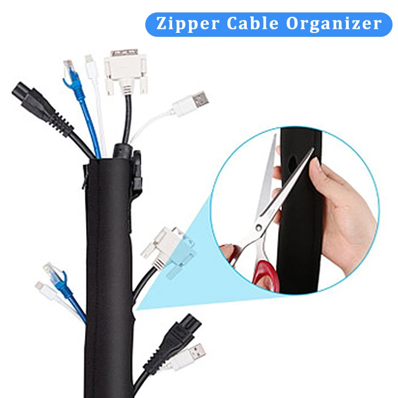 ซิปสายลวดการจัดการสายเคเบิล DI - Cable Sleeve Neoprene บทวิจารณ์และราคา