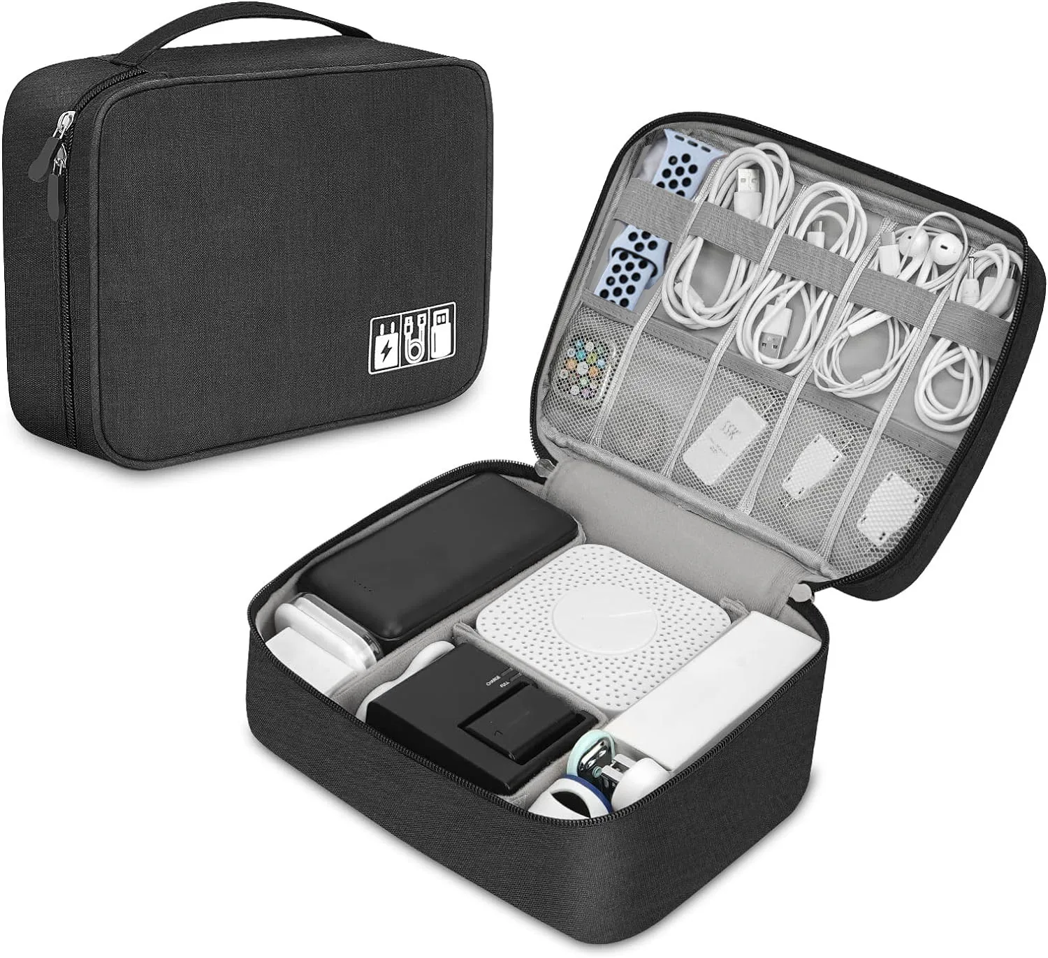 กล่องจัดระเบียบอุปกรณ์อิเล็กทร - Tech Accessories Storage บทวิจารณ์และราคา