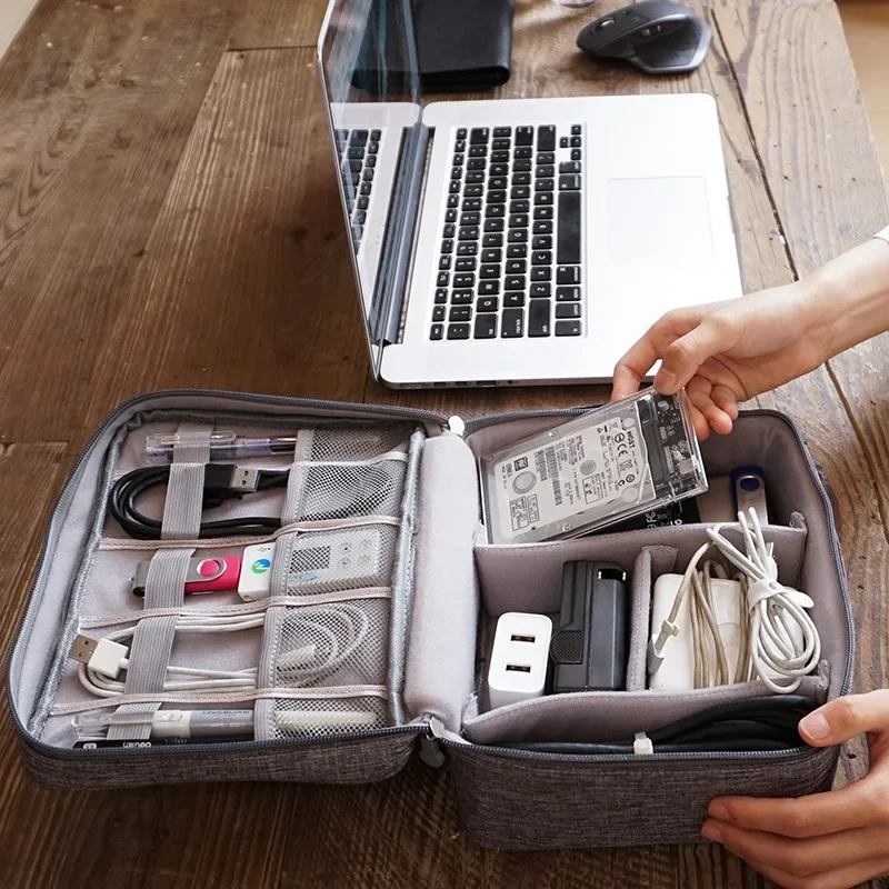 กล่องจัดระเบียบอุปกรณ์อิเล็กทร - Tech Accessories Storage บทวิจารณ์และราคา