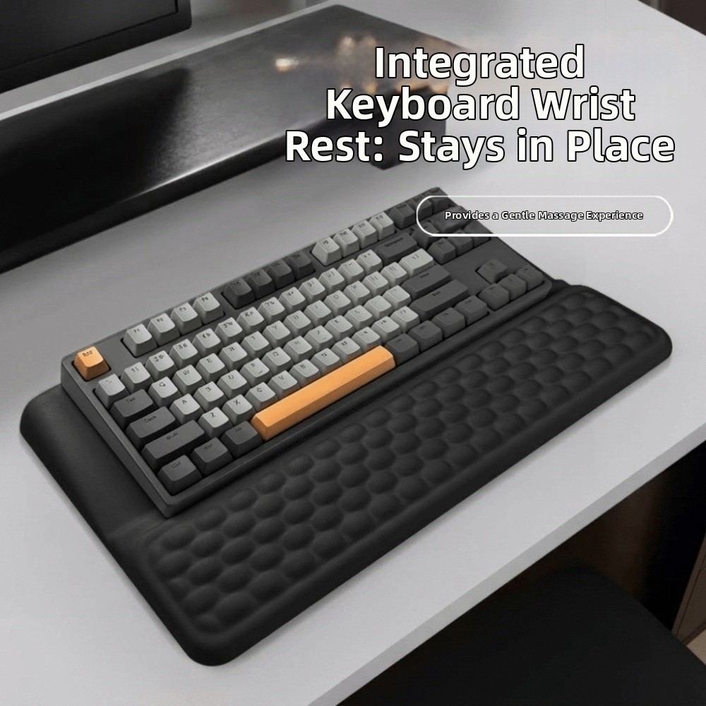 แท่นวางคีย์บอร์ดคอมพิวเตอร์แบบ - Keyboard Wrist Pad Leather บทวิจารณ์และราคา