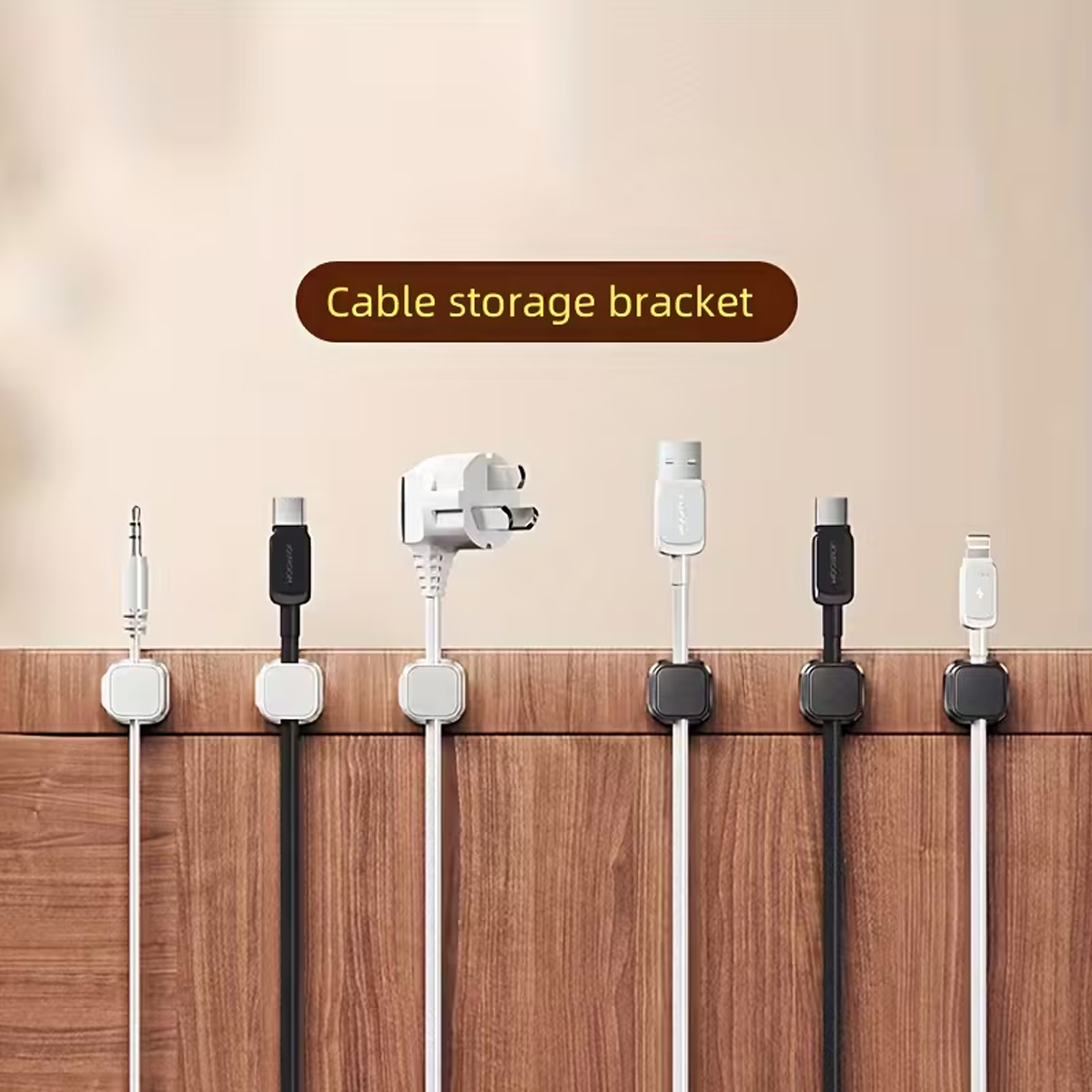 ชุดจัดระเบียบสายเคเบิล 12/6 ชิ - Desk Cable Clip บทวิจารณ์และราคา