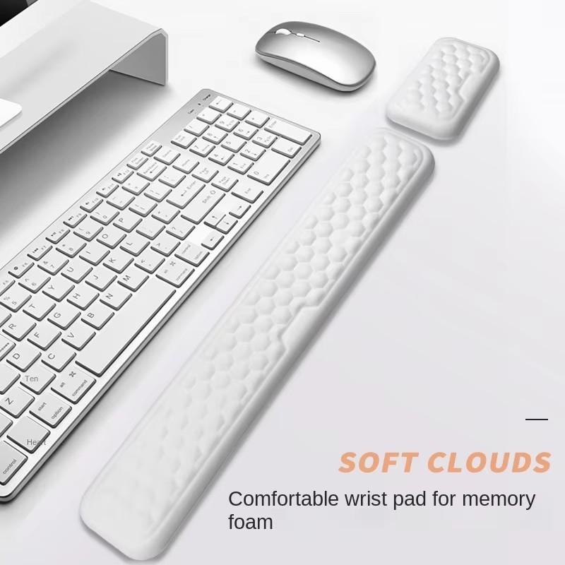 ส่วนที่เหลือข้อมือตามหลักสรีรศ - Keyboard Wrist Pad Leather บทวิจารณ์และราคา