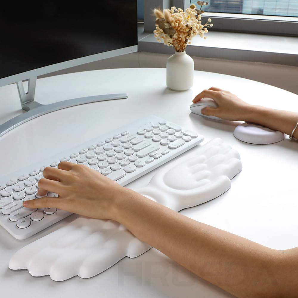 แป้นพิมพ์เครื่องกลเมาส์ส่วนที่ - Keyboard Wrist Pad Leather บทวิจารณ์และราคา