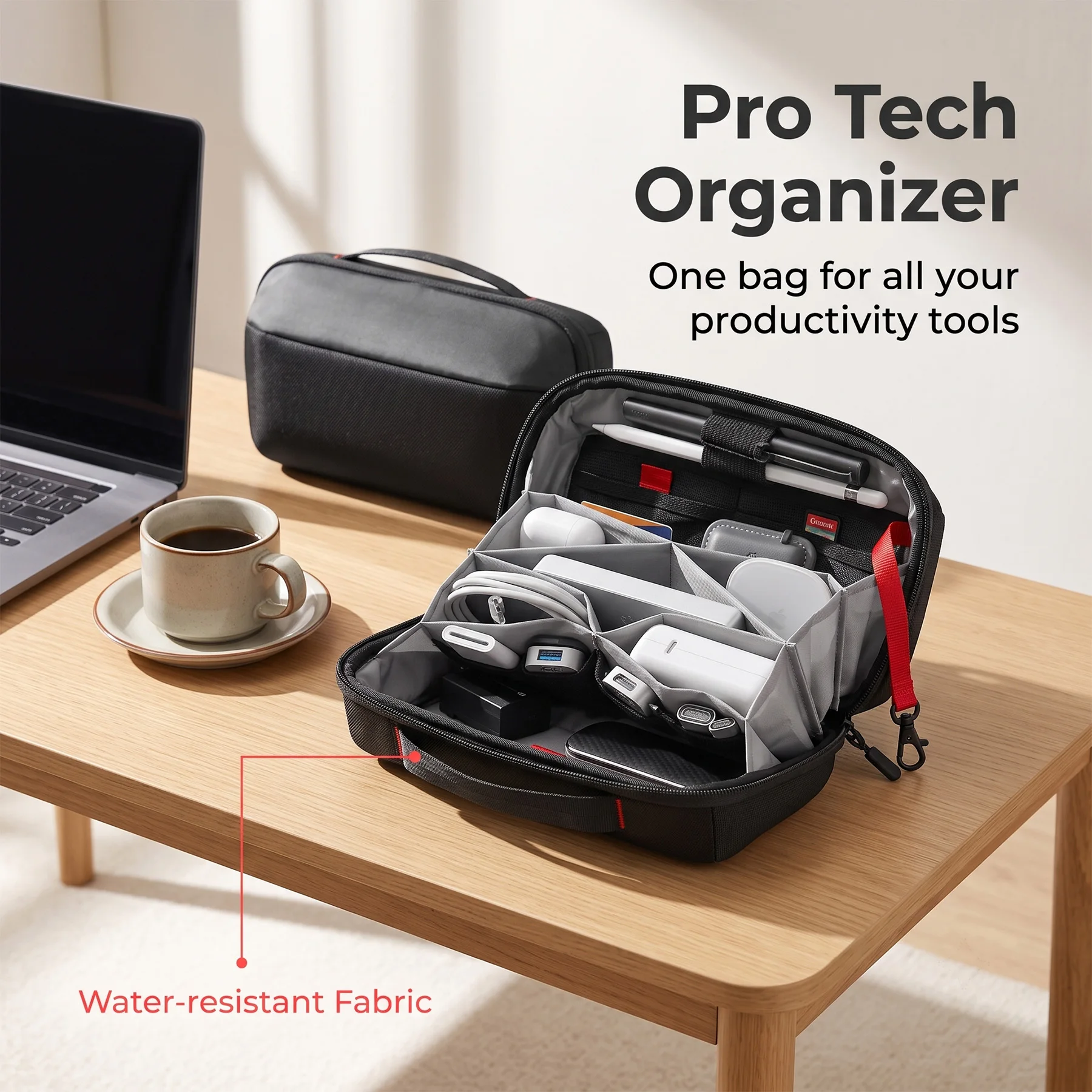 กระเป๋าจัดระเบียบอุปกรณ์เทคโนโ - Tech Accessories Storage บทวิจารณ์และราคา