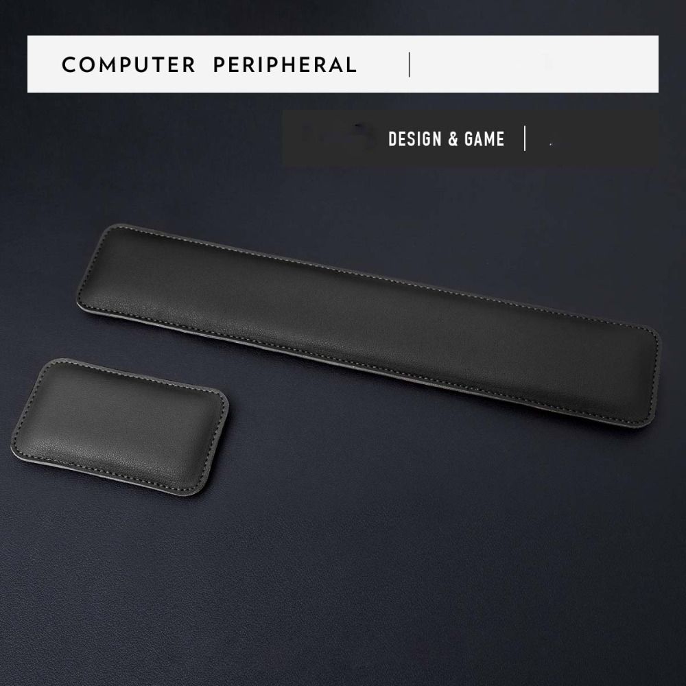 แผ่นรองเมาส์หนังแบบพกพาทนทาน แ - Keyboard Wrist Pad Leather บทวิจารณ์และราคา