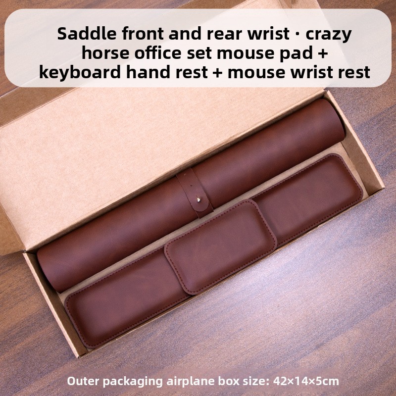 แผ่นรองเมาส์กันน้ำ PU ขนาดใหญ่ - Keyboard Wrist Pad Leather บทวิจารณ์และราคา