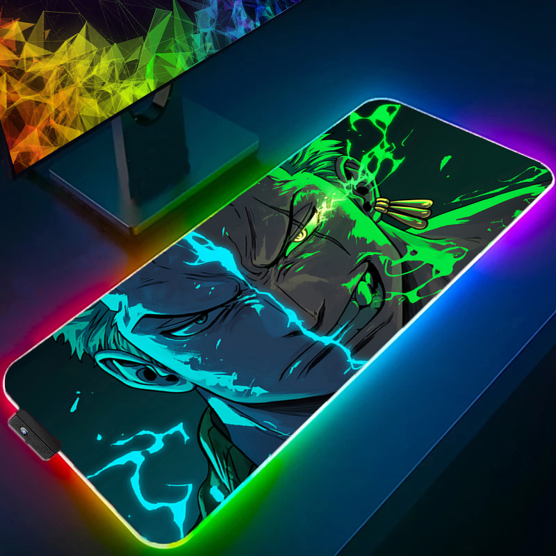 ONE PIECE Zoro Mouse Pad RGB อ - Tech Gaming Accessories บทวิจารณ์และราคา