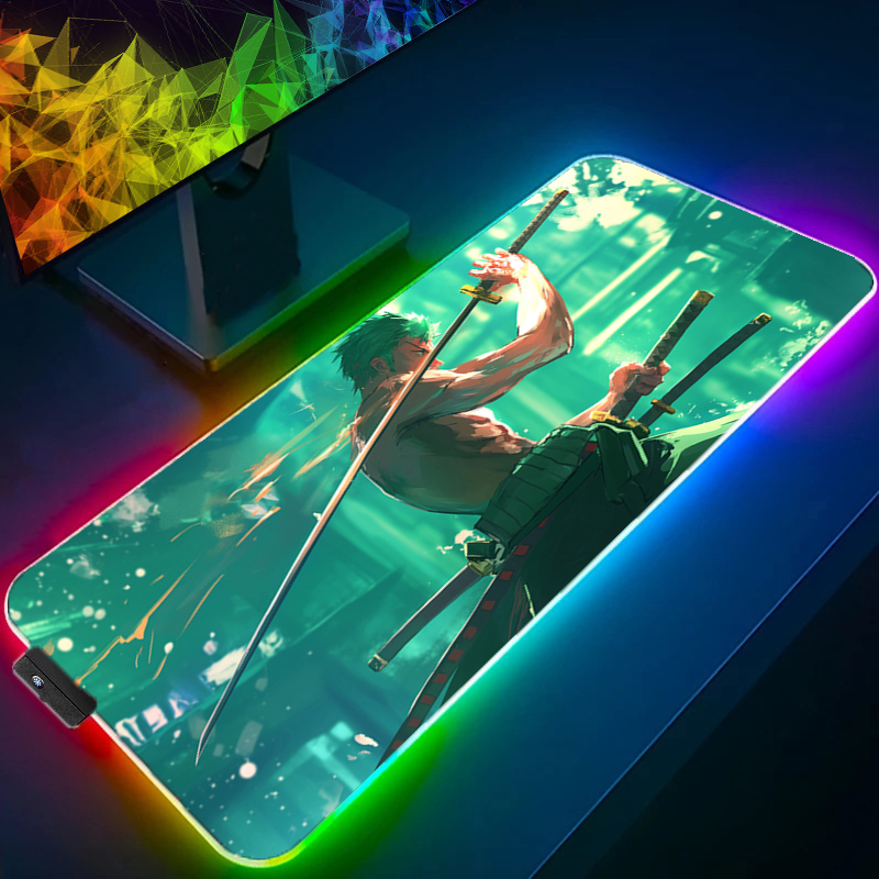 ONE PIECE Zoro Mouse Pad RGB อ - Tech Gaming Accessories บทวิจารณ์และราคา