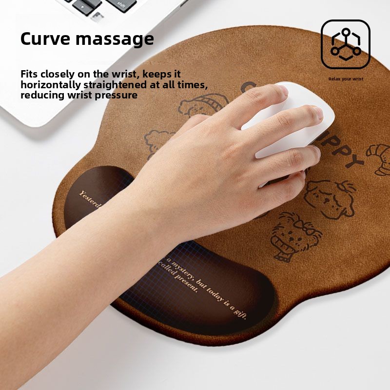 แผ่นรองเมาส์ลายการ์ตูนน่ารัก พ - Keyboard Wrist Pad Leather บทวิจารณ์และราคา