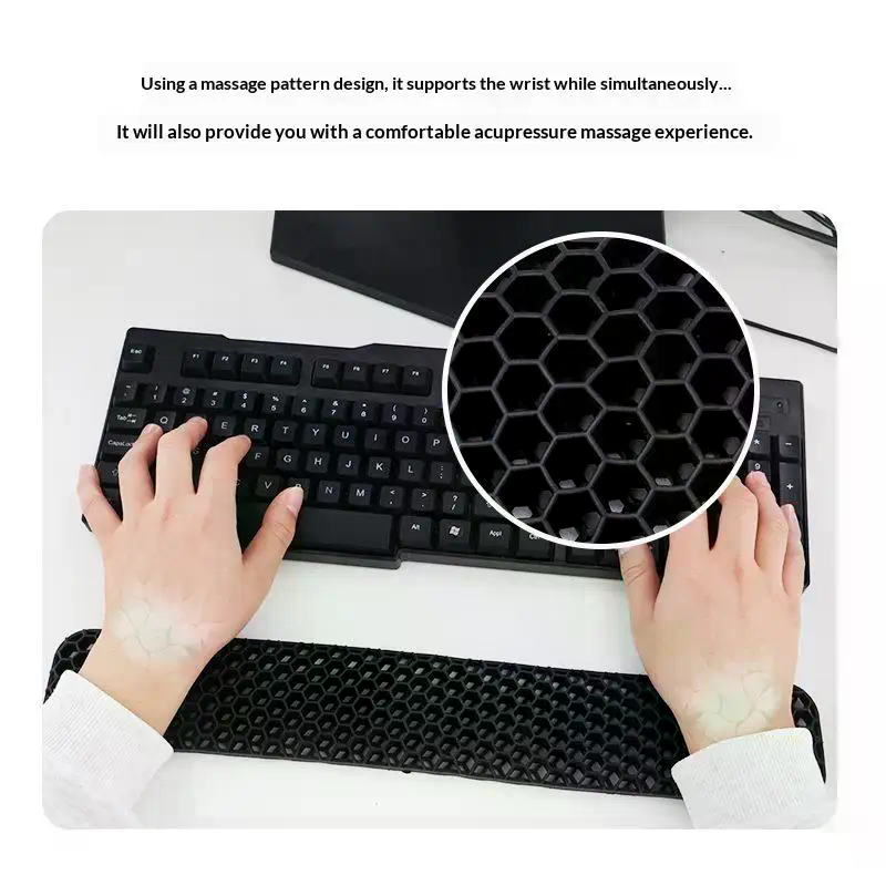 แผ่นรองข้อมือเมาส์ตามหลักสรีรศ - Keyboard Wrist Pad Leather บทวิจารณ์และราคา