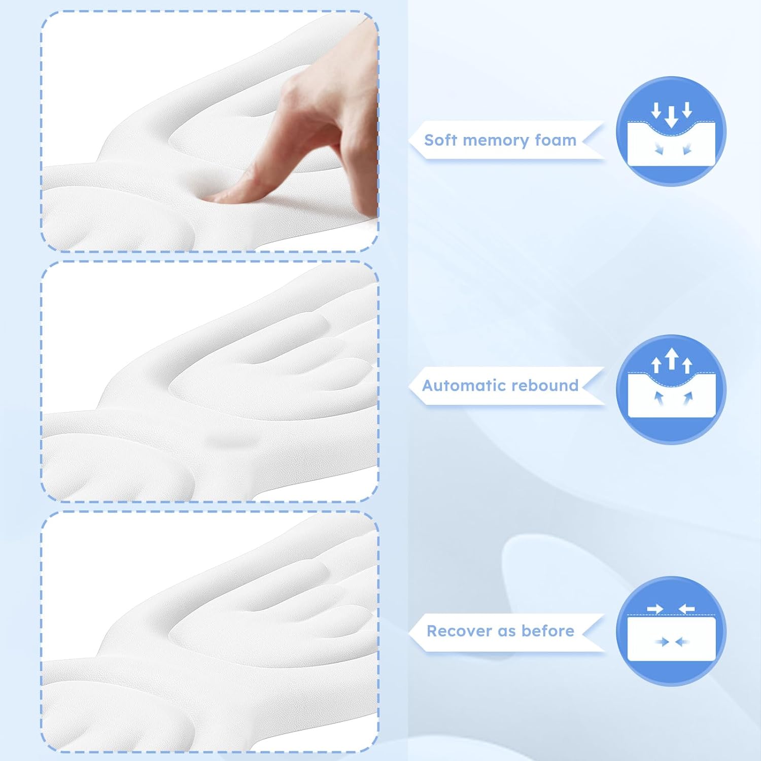 แผ่นรองข้อมือสำหรับคีย์บอร์ดแล - Keyboard Wrist Pad Leather บทวิจารณ์และราคา