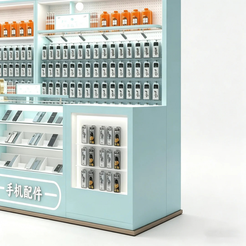 คีออสก์อุปกรณ์เสริมโทรศัพท์สีฟ - Tech Accessories Kiosk บทวิจารณ์และราคา