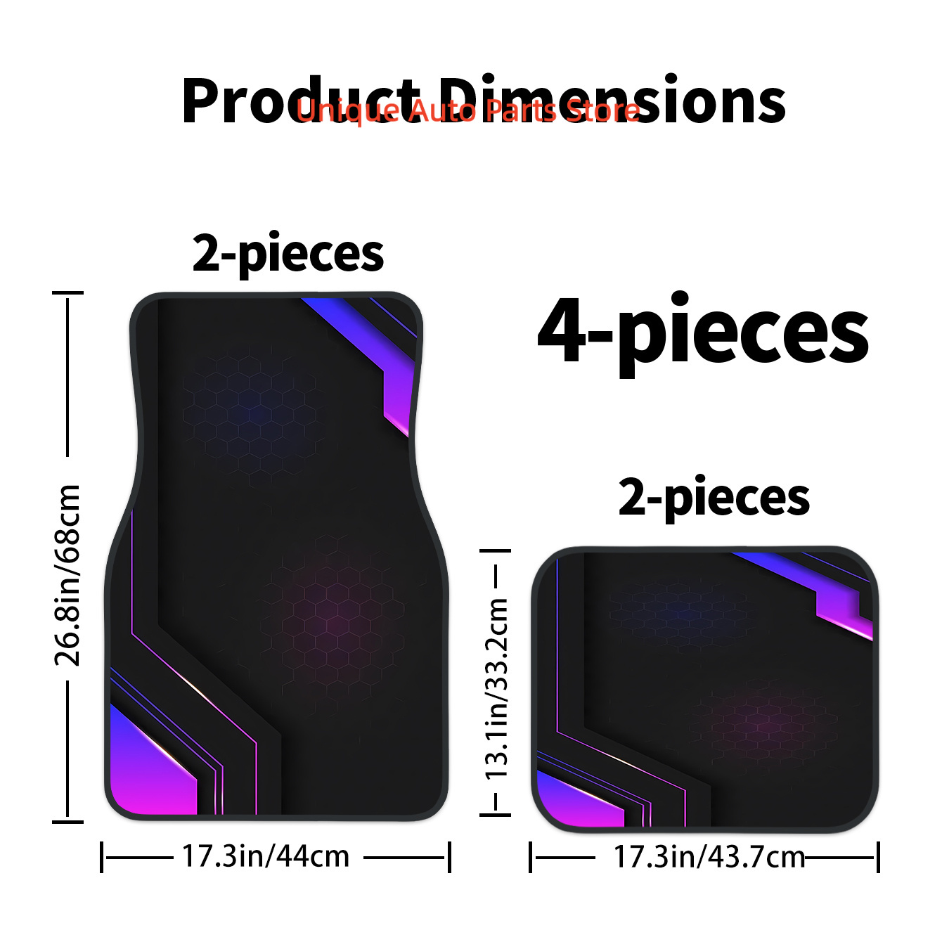 แผ่นรองพื้นรถยนต์ลายเรขาคณิตไฮ - Tech Protect Accessories บทวิจารณ์และราคา